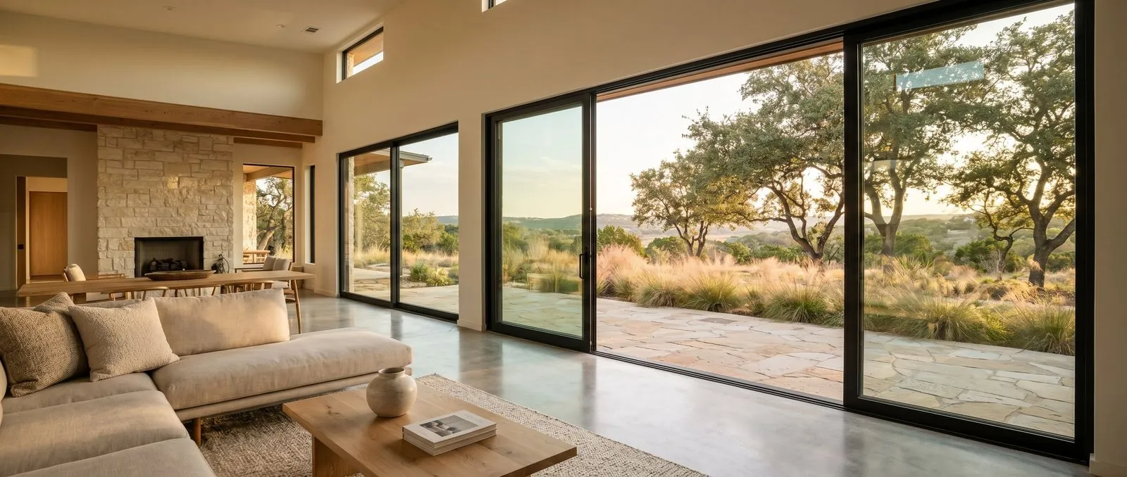 Aluminum sliding patio door, 4075 series